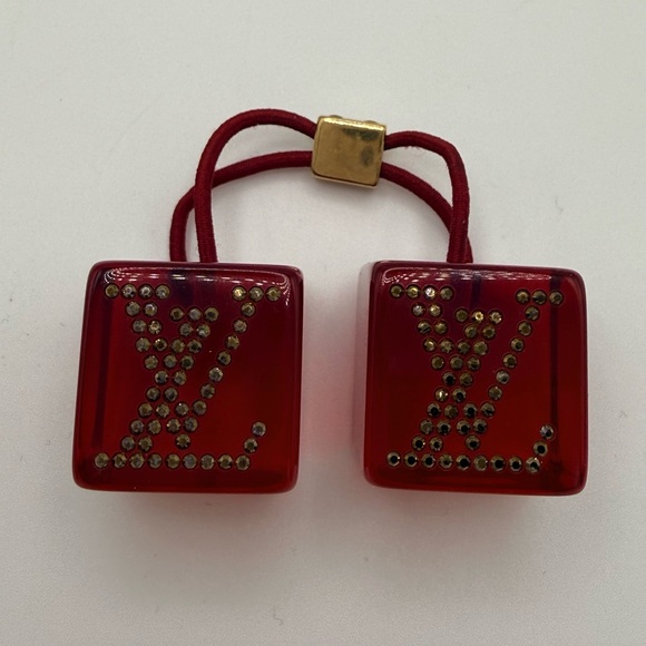 Louis Vuitton Red Translucent Hair Accessory - Picture 8 of 11